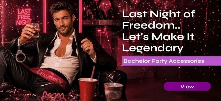 Stag party accessories – shop props, games and essentials for the groom-to-be's last night of freedom | Sex shop United Kingdom Desirel.co.uk