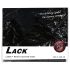 Lakk laken - 200x230 cm (svart)