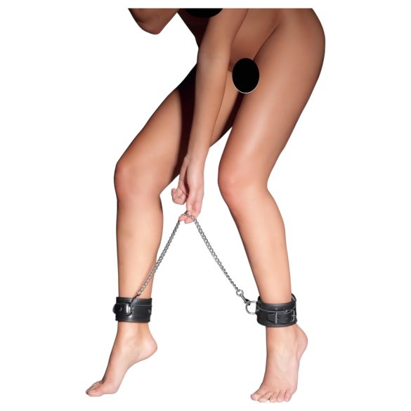 ZADO - lær ankelmansjett (svart)