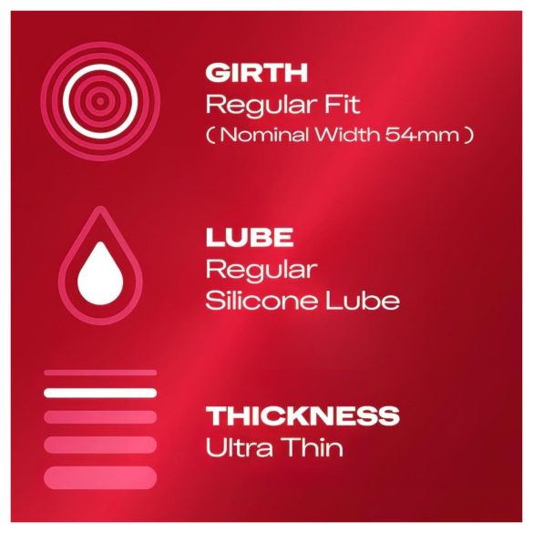 Durex Feel Ultra Tynn - ultratynne kondomer (10 stk)