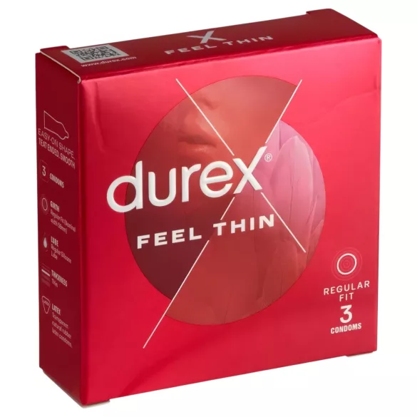 Durex Feel Thin - kondom for naturtro følelse (3 stk)