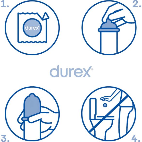 Durex Feel Thin - Naturlig Følelse Kondomer (3 stk)