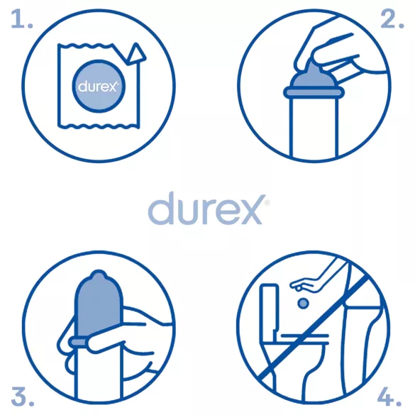 Durex Feel Thin - kondom for naturtro følelse (3 stk)