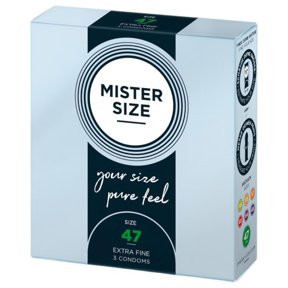 Mister Size tyn kondom - 47mm (3 stk)