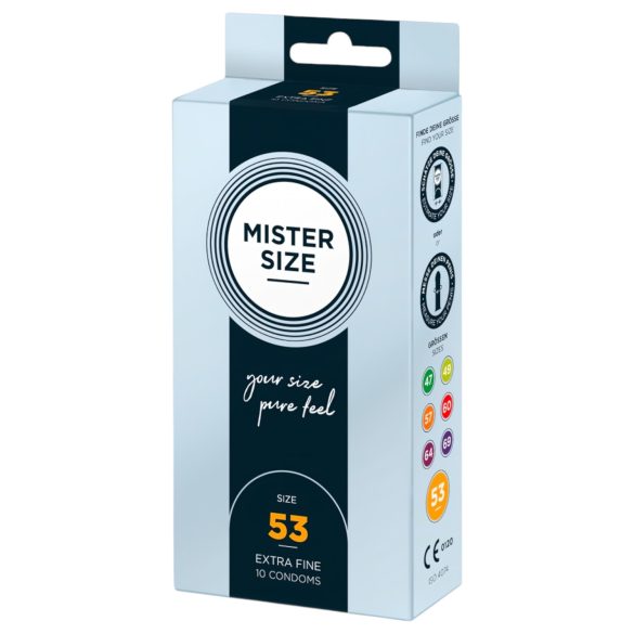 Mister Size tynne kondomer - 53mm (10stk)