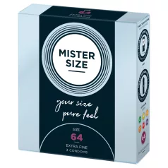 Mister Size tynne kondomer - 64mm (3 stk)