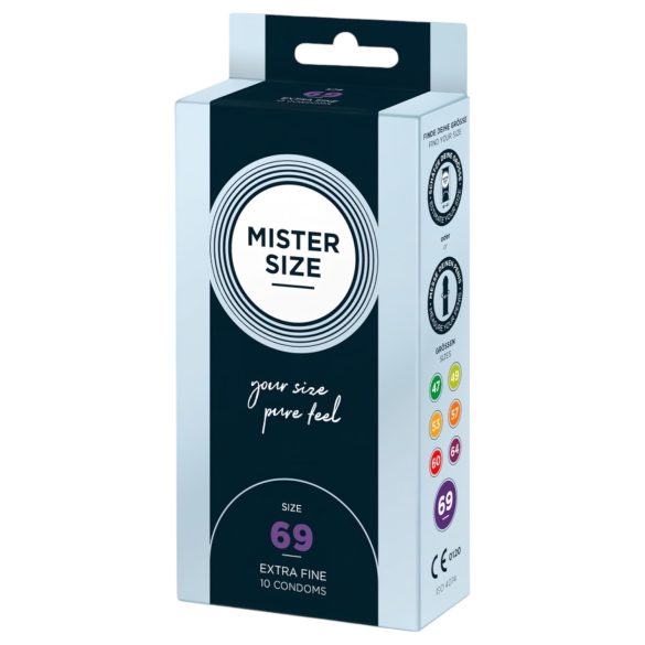 Mister Size tynn kondom - 69mm (10stk)