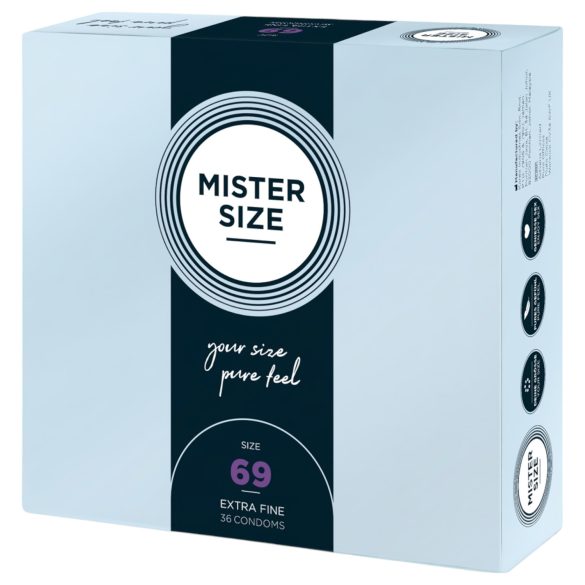 Mister Size tynne kondomer - 69mm (36 stk)