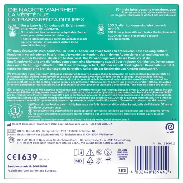 Durex Overrask Meg - kondompakke (30 stk)