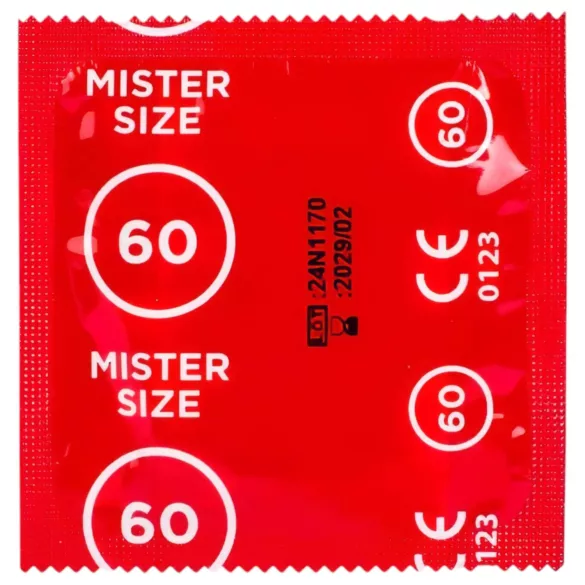 Mister Size Kondom Testpakke med Penismåler - 3 stk
