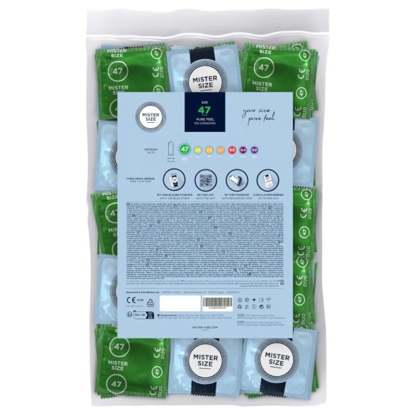 Mister Size Tynn Kondom - 47mm (100 stk)