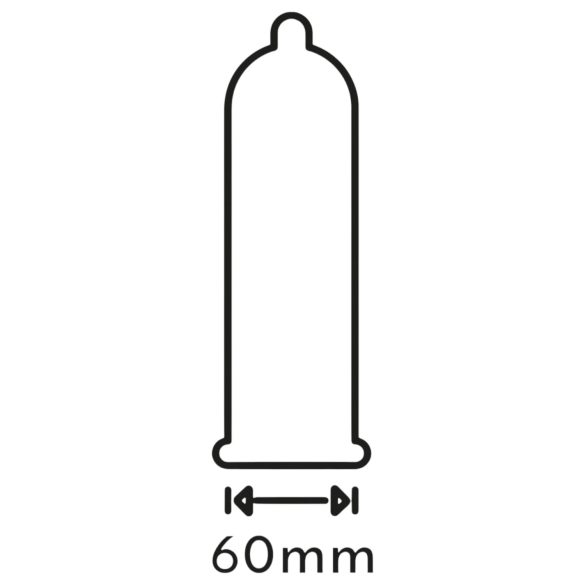 Secura Aubergine - Ekstra stor kondom 60mm (12 stk)