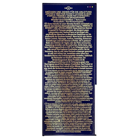 Durex Intensity - tynne, lateksfrie kondomer (20 stk)