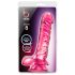 B Yours Basic 8 - testikkel dildo - 23cm (rosa)
