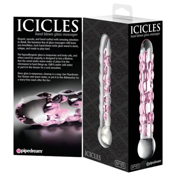Icicles No. 7 - Perlevase Glassdildo