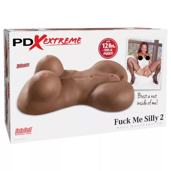 Pipedream Fuck Me Silly Sista - brun kvinnetorso-masturbator (5,7 kg)