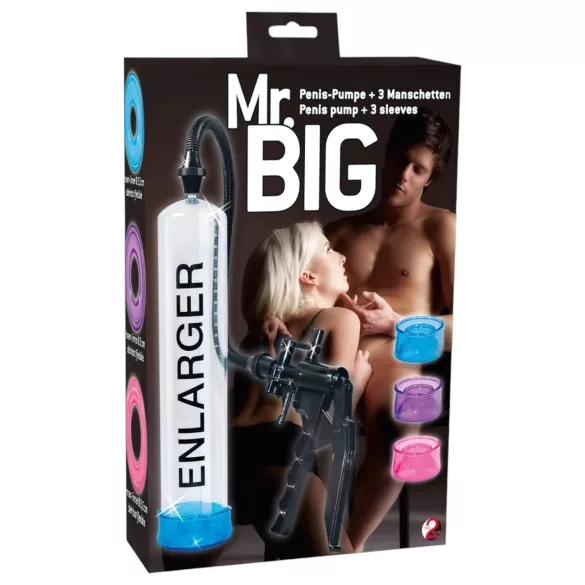 You2Toys - Mr. Big - penispumpe-sett (gjennomsiktig)