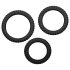 You2Toys - Lyst trippel penisring - svart