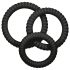 You2Toys - Lyst trippel penisring - svart