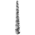 Icicles No. 2 - Kuleformet glassdildo (gjennomsiktig)