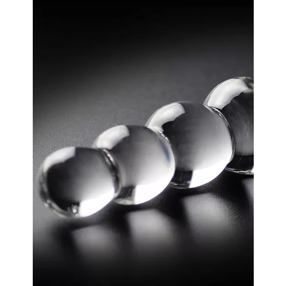Icicles No. 2 - Kuleformet glassdildo (gjennomsiktig)
