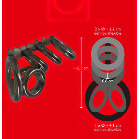 Bad Kitty - piggete penis- og ballring