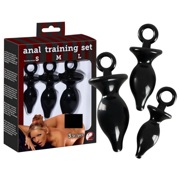 You2Toys - Anal treningssett - 3 stk (svart)