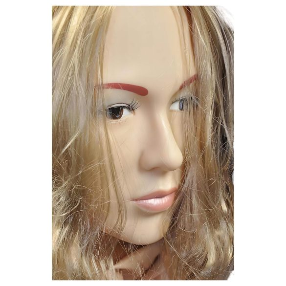 Antonya Vidra - oppblåsbar kvinne med halvveis hevet ben