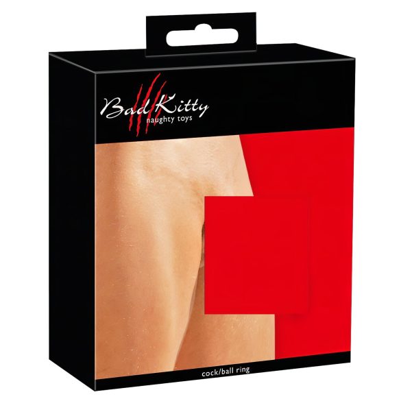 Bad Kitty - hudballring og penisring (svart)