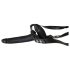 You2Toys - Festbar silikon dildo-duo (svart)