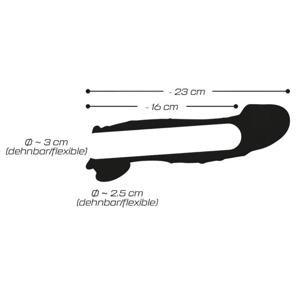 Crystal Skin - penisforlenger hylse