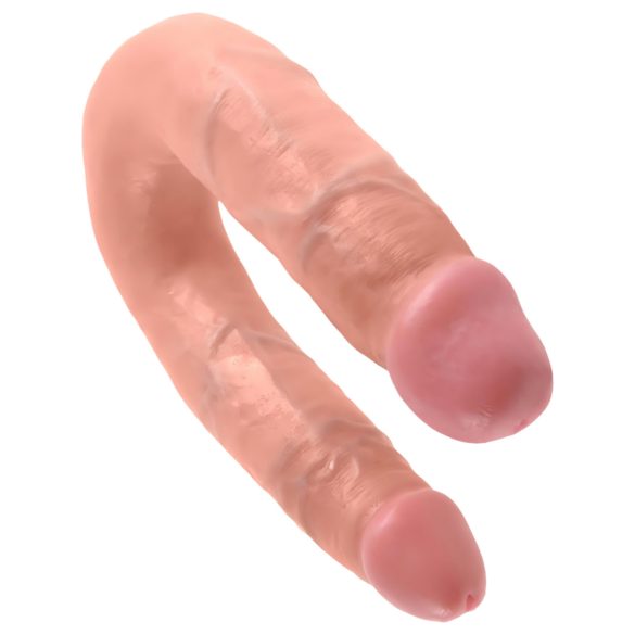 King Cock dobbel dildo (medium) - naturlig