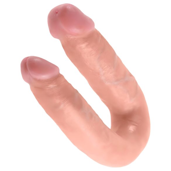 King Cock dobbel dildo (medium) - naturlig