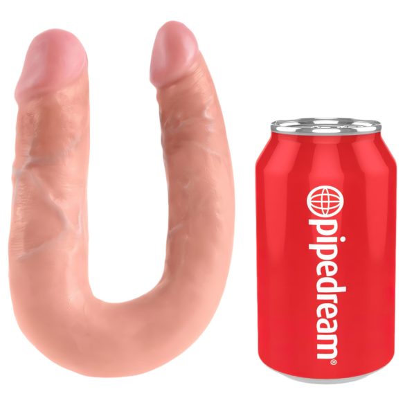 King Cock dobbel dildo (medium) - naturlig