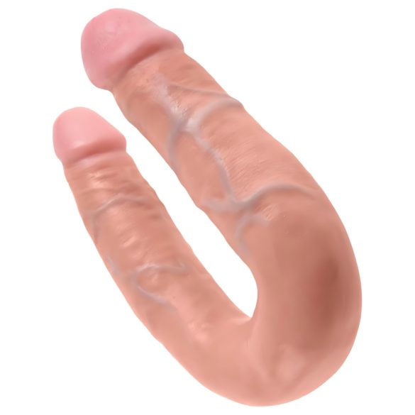 King Cock dobbel dildo (medium) - naturlig