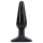 Doc Johnson analplugg - klassisk, medium (svart)