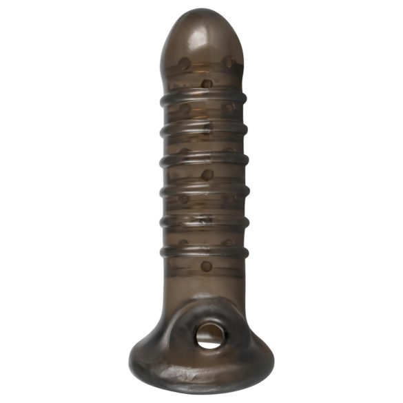 Rebel - ribbet penishylse (grå)