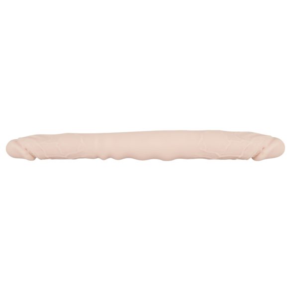You2Toys - Dobbel Dong - 100% silikon dildo (naturlig)