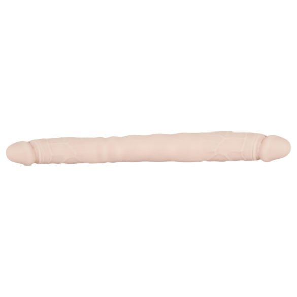 You2Toys - Dobbel Dong - 100% silikon dildo (naturlig)