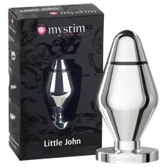 mystim Little John - liten elektro analt plug (sølv)