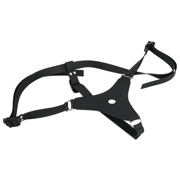 You2Toys - Silikon Strap-On - festbar dildo (svart)