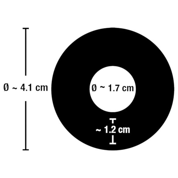 You2Toys - silikondildo-ring (gjennomsiktig)
