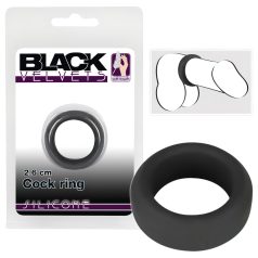 Black Velvet - tykk penisring (2,6 cm) - svart Black Velvet - tykk penisring (2,6 cm) - svart
