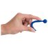 Spermastopper Dilator med Kule – Blå Silikon