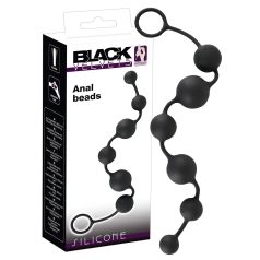 Black Velvet - Dildo med 6 kuler (svart) Black Velvet - Dildo med 6 kuler (svart)