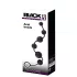 Black Velvets - 6-perlers analdildo (svart)