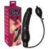 You2Toys - Oppblåsbar latex analutvider - svart (stor)