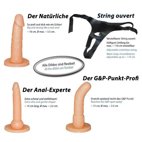 You2Toys - Festesett med strap-on dildo! - naturtro