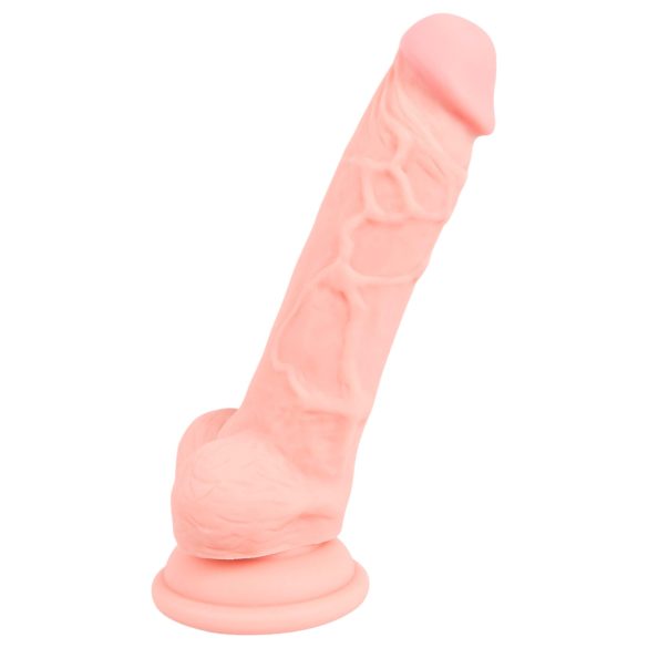 Medisinsk silikon dildo (18cm) - naturtro