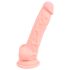 Medisinsk silikon dildo (18cm) - naturtro